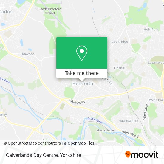 Calverlands Day Centre map