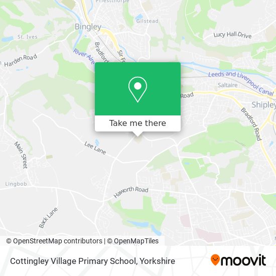 Cottingley Village Primary School map