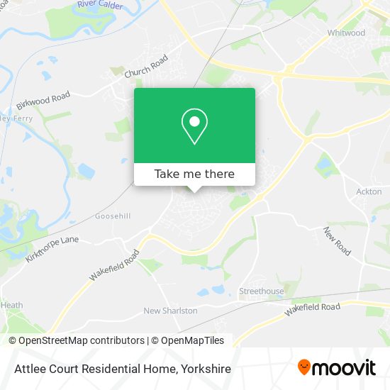 Attlee Court Residential Home map