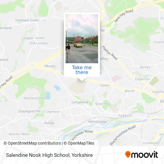 Salendine Nook High School map