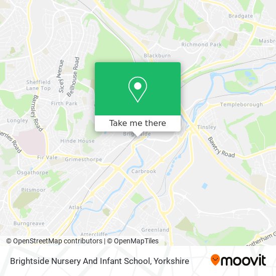 Brightside Nursery And Infant School map