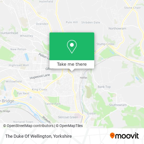 The Duke Of Wellington map
