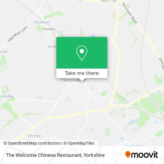 The Welcome Chinese Restaurant map