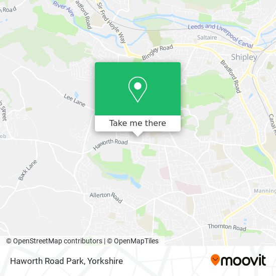 Haworth Road Park map