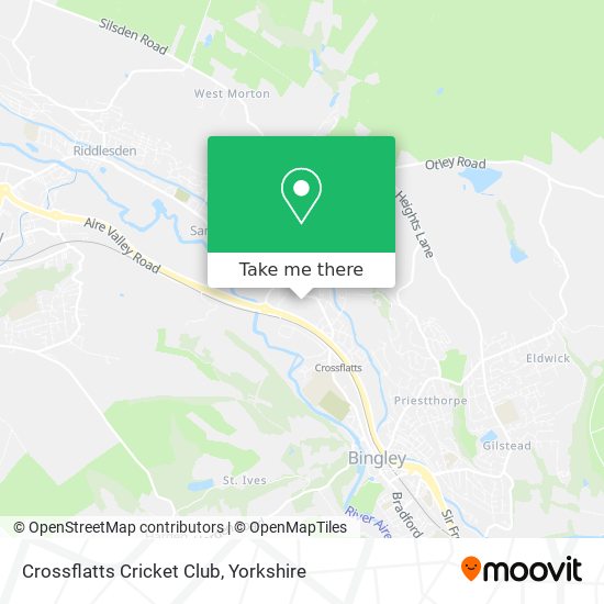 Crossflatts Cricket Club map