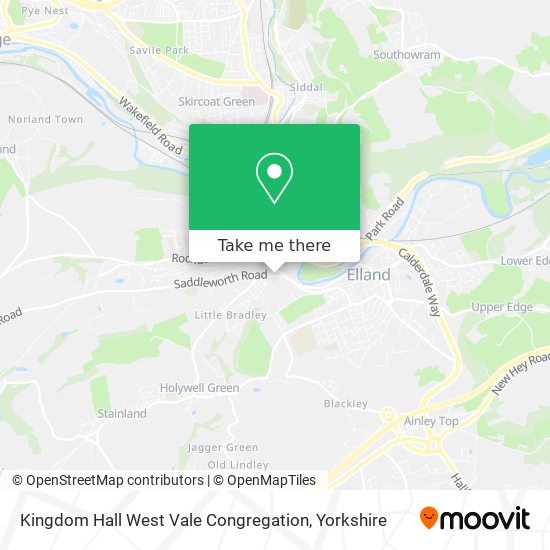 Kingdom Hall West Vale Congregation map