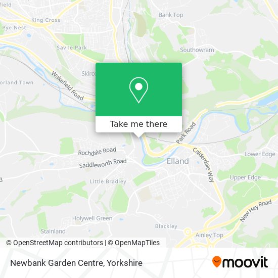 Newbank Garden Centre map