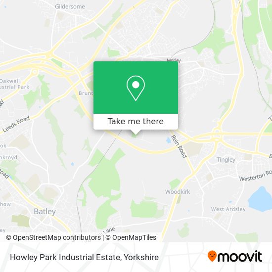 Howley Park Industrial Estate map