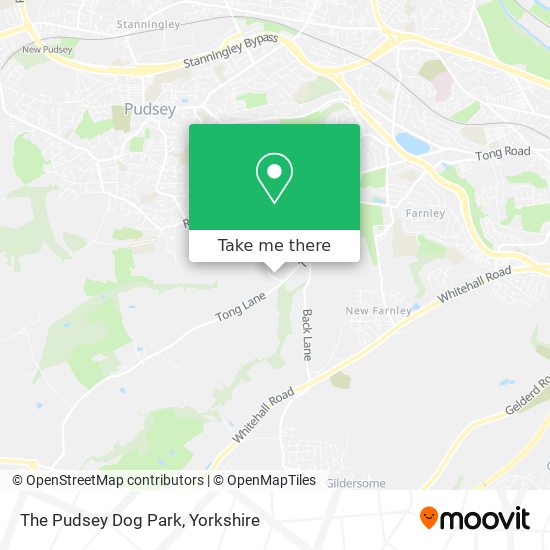 The Pudsey Dog Park map
