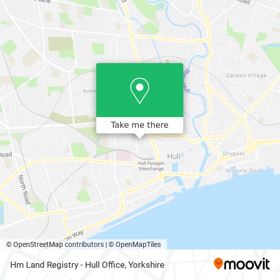 Hm Land Registry - Hull Office map