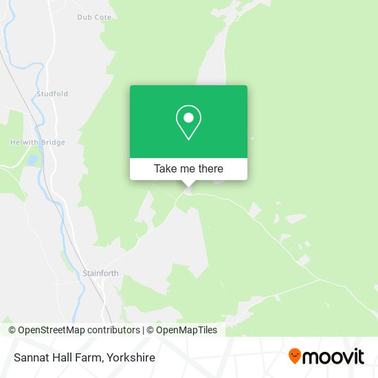 Sannat Hall Farm map
