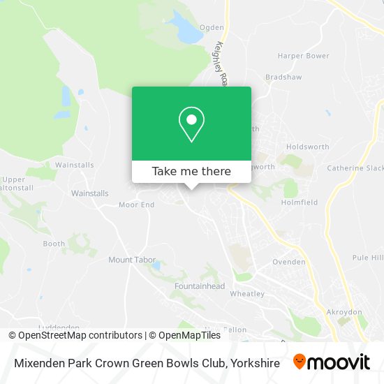 Mixenden Park Crown Green Bowls Club map