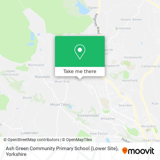 Ash Green Community Primary School (Lower Site) map