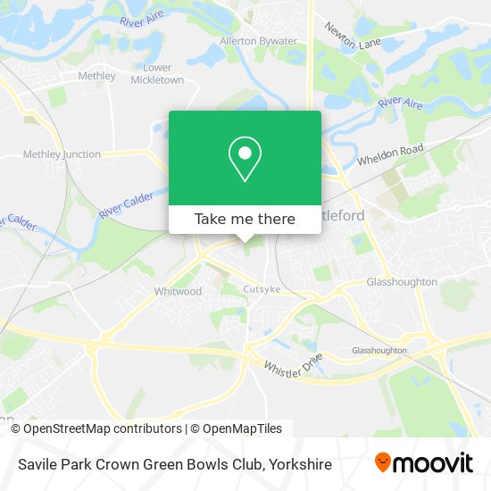 Savile Park Crown Green Bowls Club map