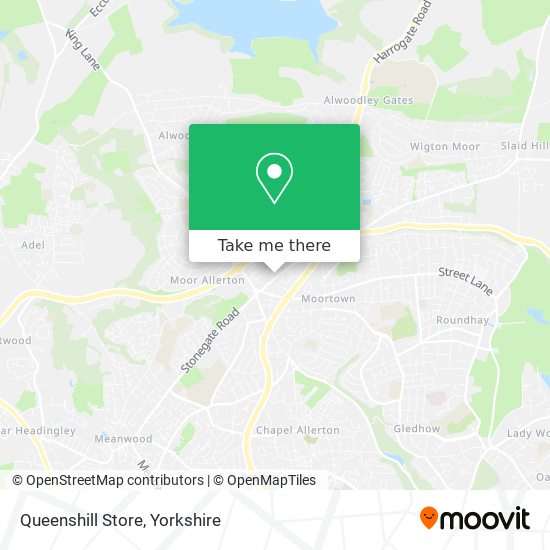 Queenshill Store map