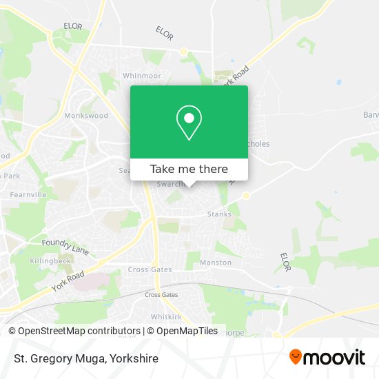 St. Gregory Muga map