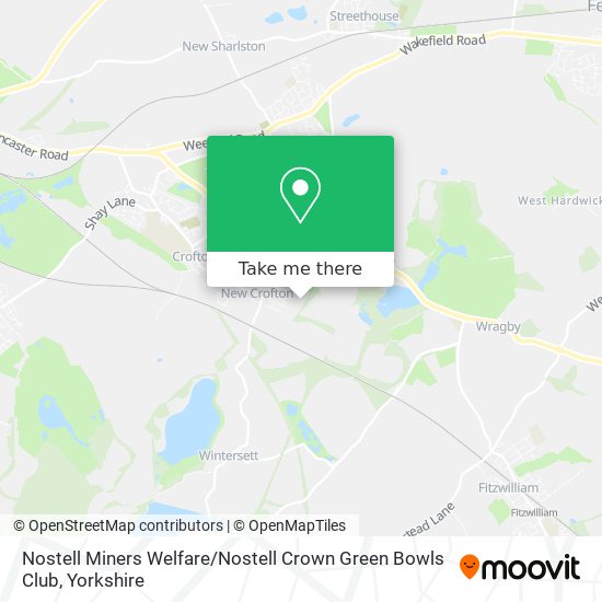 Nostell Miners Welfare / Nostell Crown Green Bowls Club map