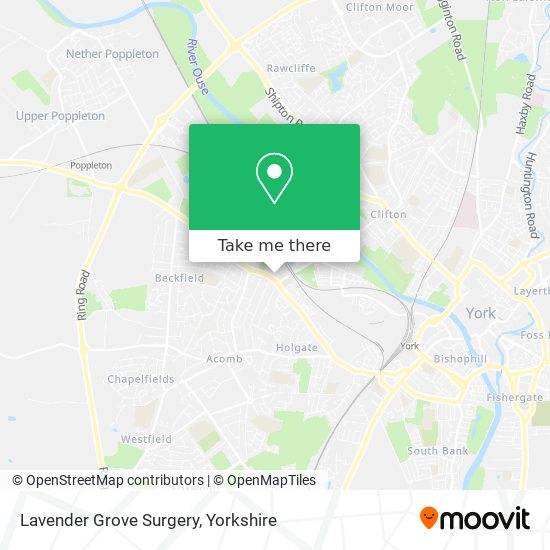 Lavender Grove Surgery map