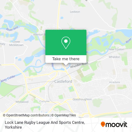 Lock Lane Rugby League And Sports Centre map