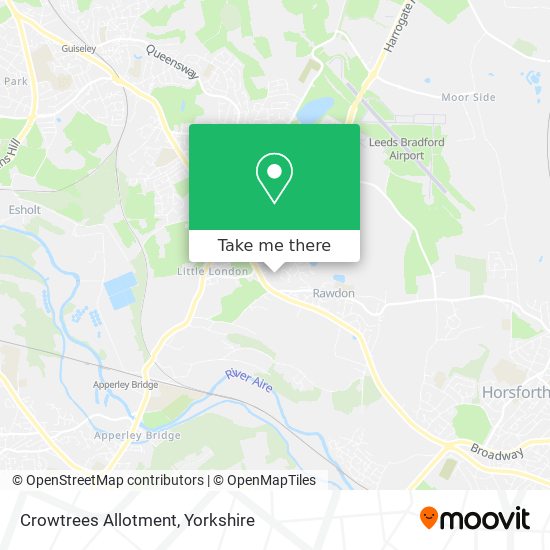 Crowtrees Allotment map