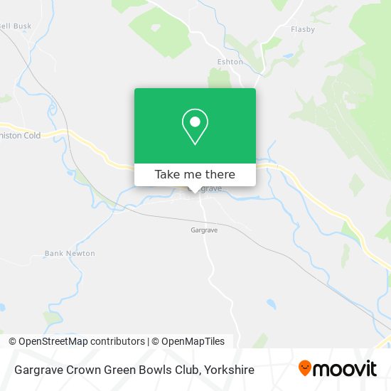 Gargrave Crown Green Bowls Club map