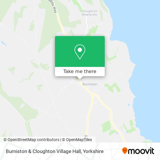 Burniston & Cloughton Village Hall map