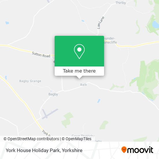 York House Holiday Park map