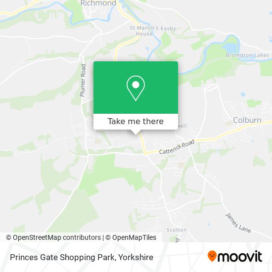 Princes Gate Shopping Park map