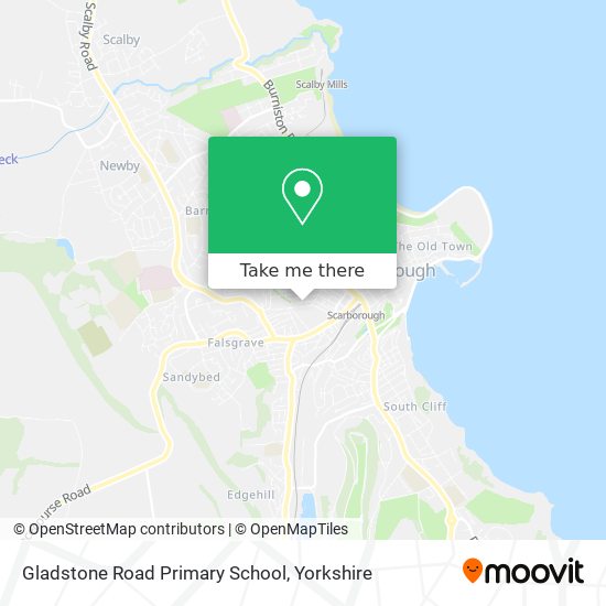 Gladstone Road Primary School map