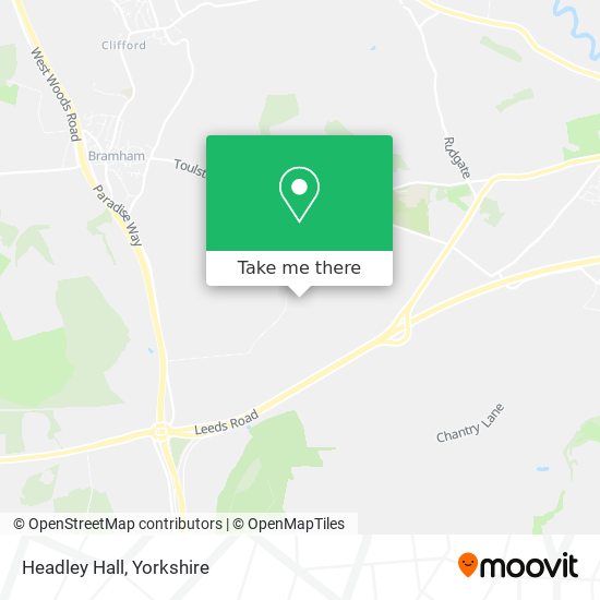 Headley Hall map