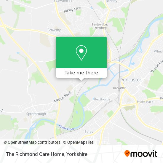 The Richmond Care Home map