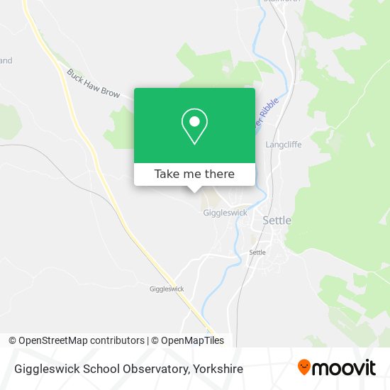 Giggleswick School Observatory map