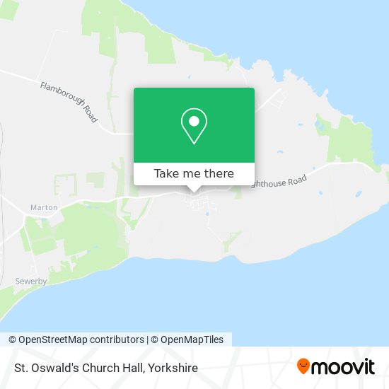 St. Oswald's Church Hall map