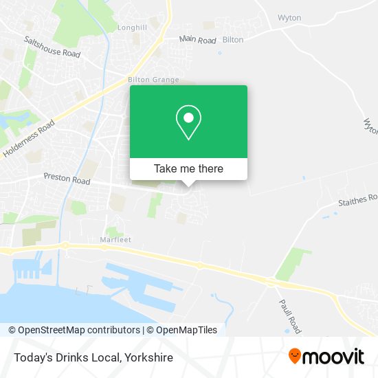 Today's Drinks Local map