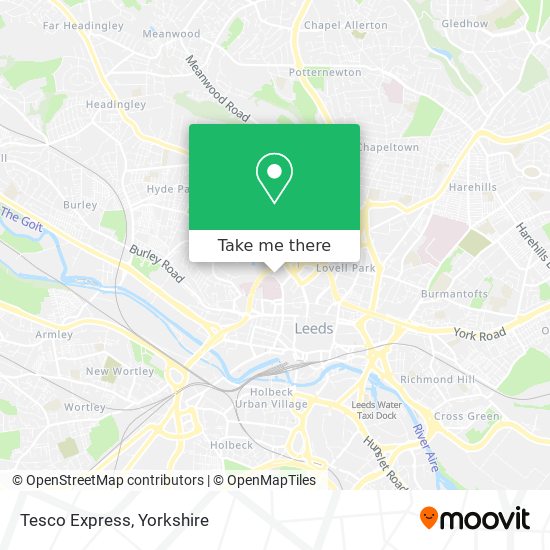 Tesco Express map