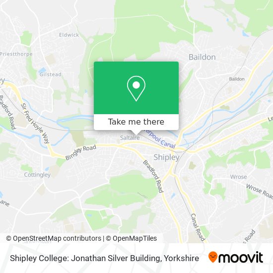 Shipley College: Jonathan Silver Building map