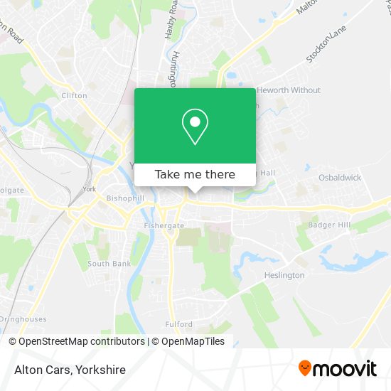 Alton Cars map