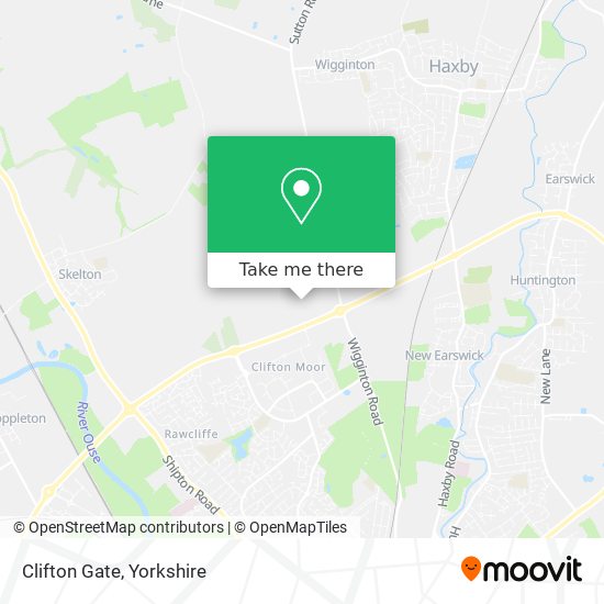 Clifton Gate map