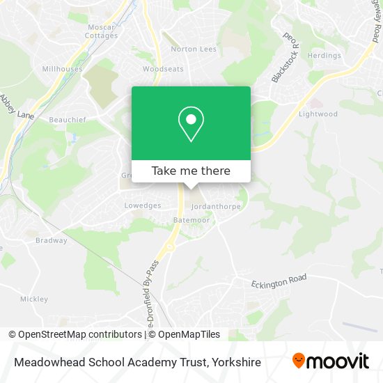 Meadowhead School Academy Trust map