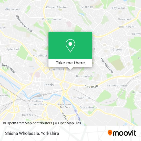 Shisha Wholesale map