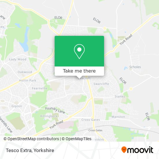 Tesco Extra map