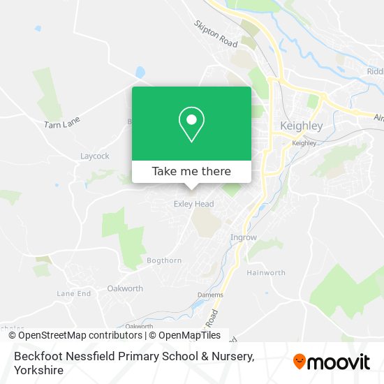 Beckfoot Nessfield Primary School & Nursery map