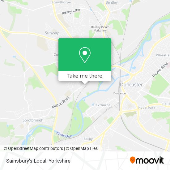 Sainsbury's Local map