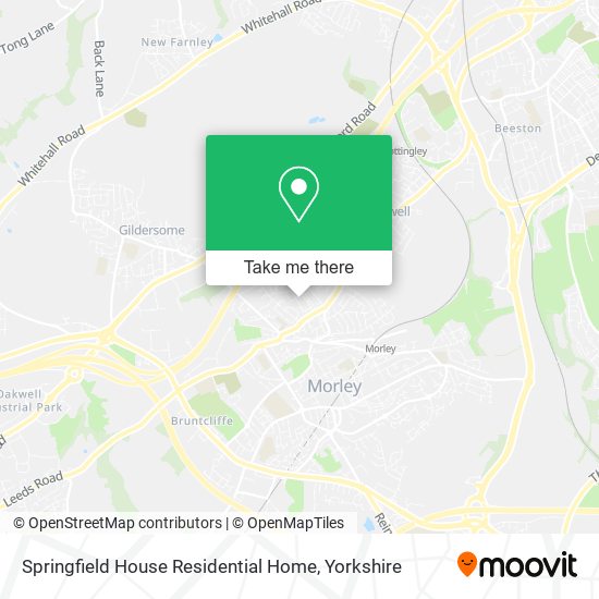 Springfield House Residential Home map
