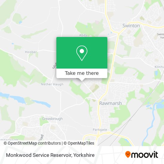 Monkwood Service Reservoir map