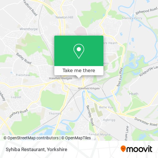 Syhiba Restaurant map