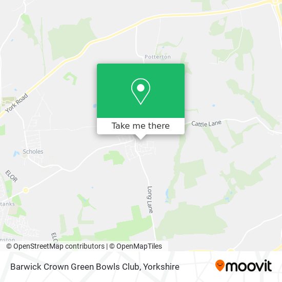 Barwick Crown Green Bowls Club map