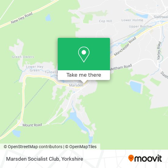 Marsden Socialist Club map