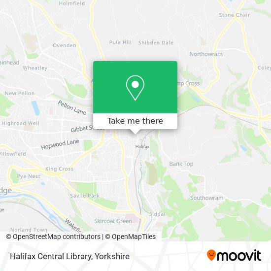 Halifax Central Library map