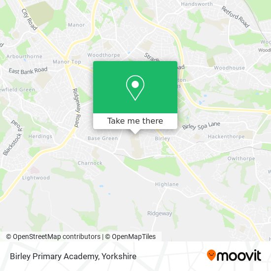 Birley Primary Academy map